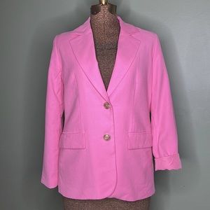 Steve Madden Boyfriend Blazer in Bright Pink